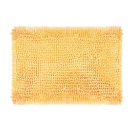 Laura Ashley Butter Chenille 17" x 24" Bath Mat, Yellow