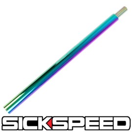 SICKSPEED NEO CHROME SHIFT KNOB EXTENSION MANUAL GEAR SHIFTER LEVER 254MM EXTENDED 10"