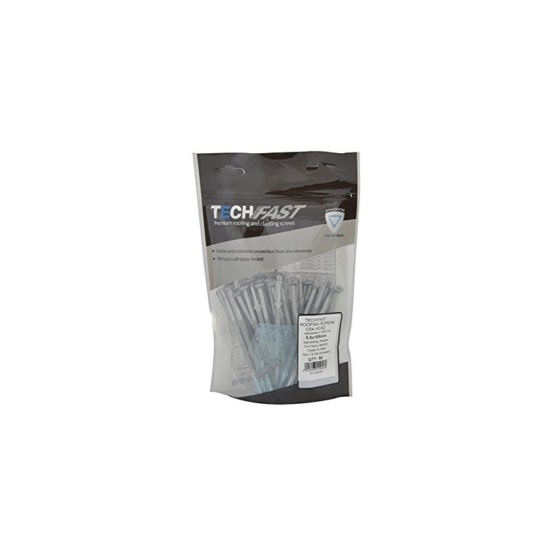 TechFast Heavy Duty Timber to Steel Roofing Screws | 5.5
