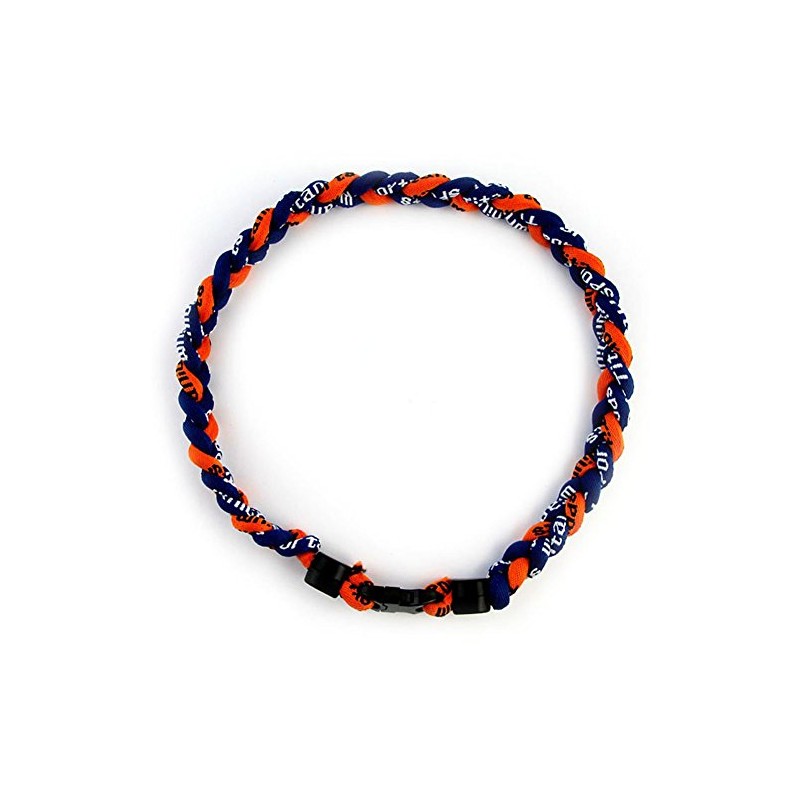 MapofBeauty 18" Fashion Three Braided Rope Sport Style Tornado Necklace