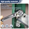 Pack of 20 Acorn Nuts M8 Stainless Steel Cap Nuts,