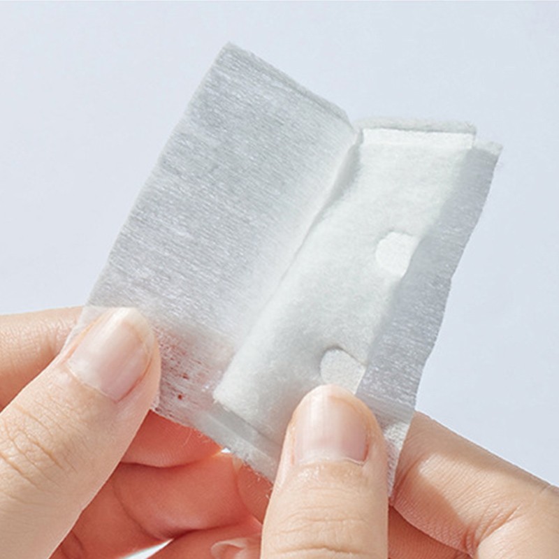 Cotton Pad Dispenser Automatic Dustproof Transparent Wall Mounted Wall Mounted