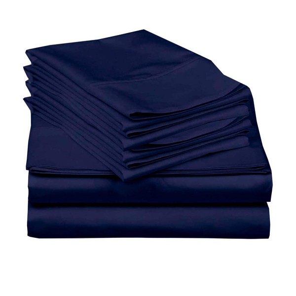 6 Piece Extra Deep Pocket Cal King Size Sheet Set