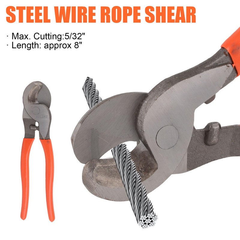 HZLZRZ Hydraulic Crimping Tool and Battery Cable Crimper Tool, Cable