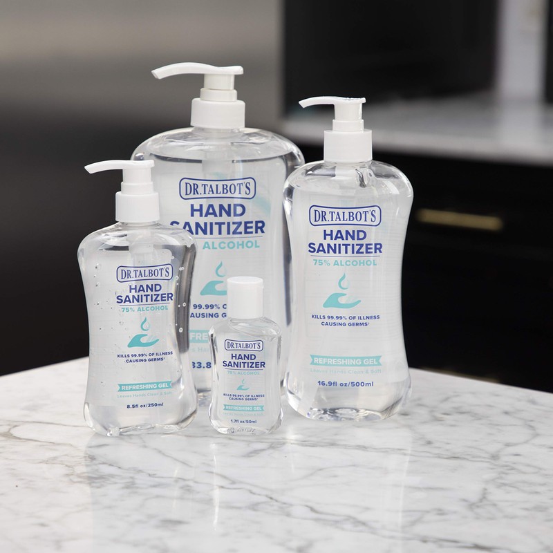 Dr. Talbot's Refreshing Gel Hand Sanitizer With Easy Pump, Fragrance