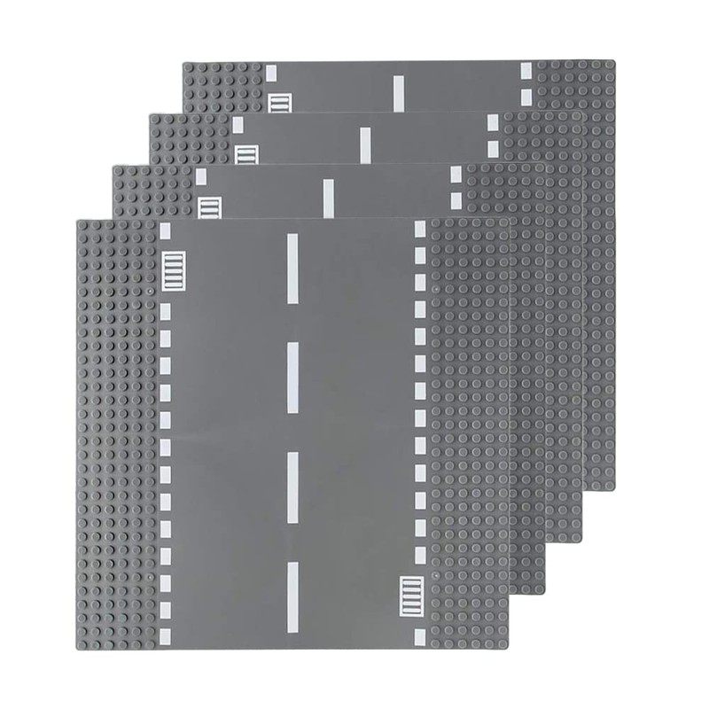 Feleph Classic Road Base Plates, City Street Straight Road Building