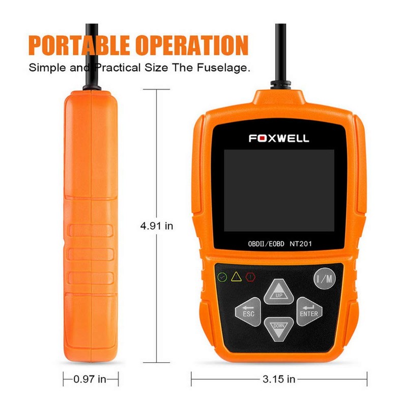 FOXWELL NT201 Universal Car Diagnostic Scanner Fault Code Reader Engine