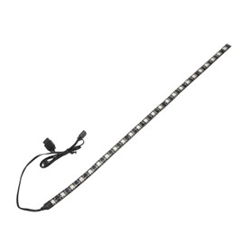 RGB PC Light Strip, 15.7in PC LED Light Strip RGB LED Strip for PC Motherboard, Chassis, 365 Light Effects, Customizable Colors, Magnetic Installation, 5V ARGB Aura Sync