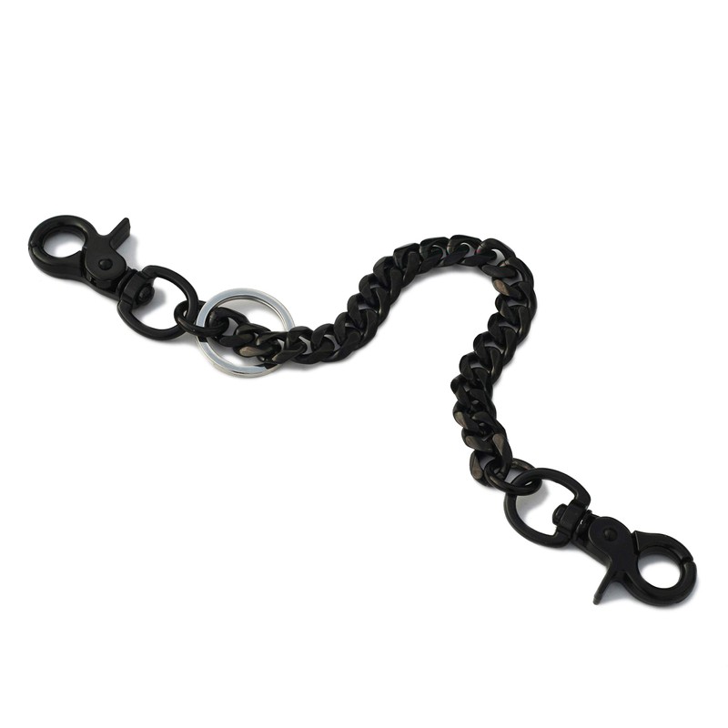 Ruth&Boaz Hexangular chain Stainless Steel Key Chain Wallet Chain (13",