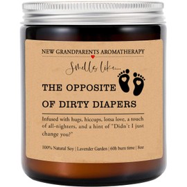 New Grandparents - New Grandparents Candle - Pregnancy Announcement Grandparents - Birthday Gift for New Grandparents - Thank You Gift - Unique Gift for New Grandparents - New Grandparents Gift