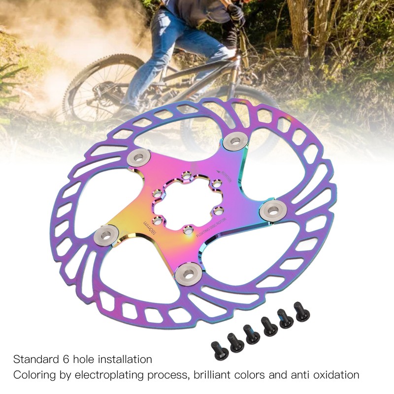 Bicycle Floating Disc Brake Rotor with 6 Bolts for Road