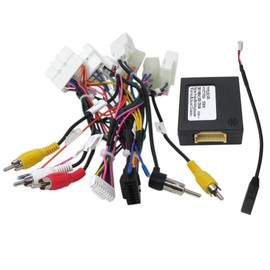 Car Stereo Radio Power Harness Cable Wire Adapter Support JBL AMP for Toyota