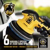 Cordless Car Buffer Polisher, 6 inch Cordless Polisher with 2pcs
