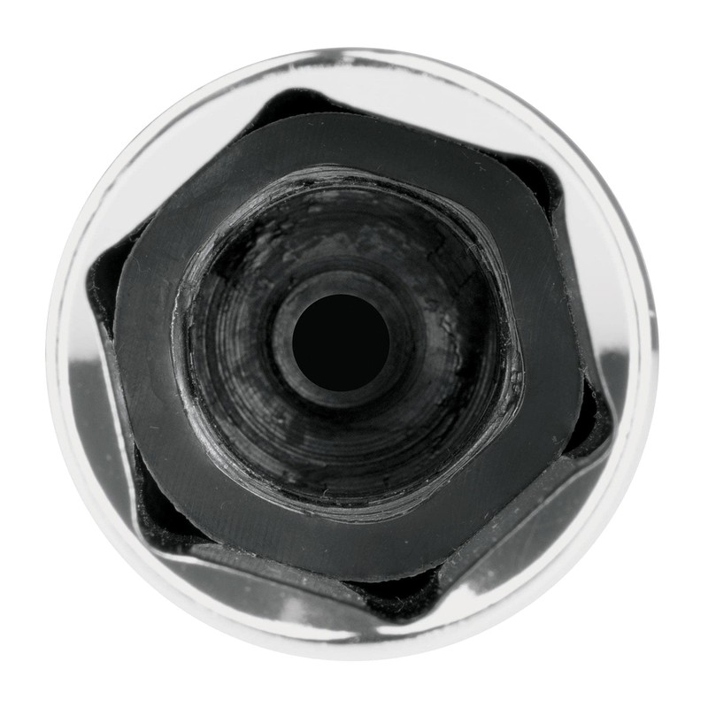 Truper D-1226-HPAL, Dado largo de 6 puntas std para bujía,