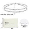 Pack of 2 Anklets for Women, Anklet for Women, Silver