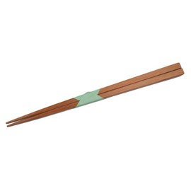 R-STYLE Transom Carving, Handmade by Traditional Craftsmen, Carefully Selected Wood, Hand Carved Chopsticks, Pick, Wooden Chopsticks, Chopsticks (Yakusugi, 9.1 inches (23 cm) (Men), Square)