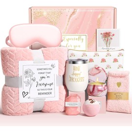 Mothers Day Birthday Gifts for Women Mom Grandma Wife Daughter Gift Basket, Birthday Gifts for Women Mom Wife Best Friend Sister Her, Relaxing Self Care Package Get Well Spa Gift Baskets for Woman