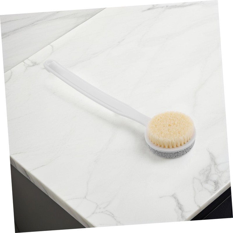 FRCOLOR Long Handle Foot File with Pumice Stone Callus Remover