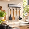 Wall Mounted Kitchen Hook Rack for Utensil Storage – Space-Saving