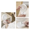 Desk Fan Strong Airflow Stepless Speed Quiet Portable Cooling Table