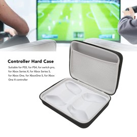 SENECESLI Estuche de Transporte para PS 5 PS 4, Estuche de Transporte Rígido Compatible con Switch Pro, Controladores X Box Series X S X Box One, Bolsa de Almacenamiento de Estuche