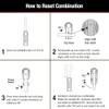 Master Lock Padlock, Set Your Own Combination TSA Accepted Luggage