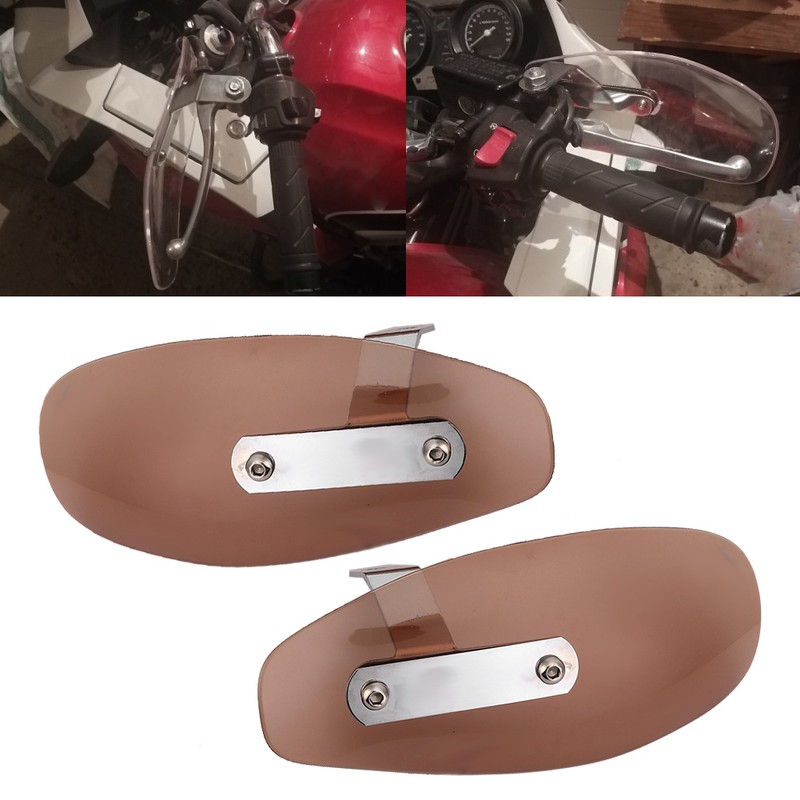 10mm/0.4in Universal Motorcycle Hand Guard Wind Deflector Protector Fit for