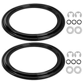 2 Pcs Diaphragm Gasket, Fits Hayward Perflex DECX5000G,EC40AC,EC50,EC50C,EC50A,EC50AC Series Extended DE Filter,W/ECX1014A Bump Shaft Kit ECX1011 ECX9611246 ECX1014,Part NO. HAY-051-1507,EC-50C,EC-40C