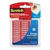 Scotch Restickable Tabs, 1 x 1 Inches, 18 Squares, 2-PACK