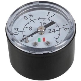 Air Pressure PSI Gauge for Air Pump Inflator, Accessory Part Used for Model SLSUPB754, Removable Threaded Screw Style Connector, Provides Accurate & Reliable Readings