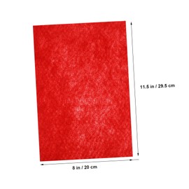 DOITOOL 20 Pcs Sheets Assorted Colored Felt Sheets for Crafts Nonwoven Fabric Squares for DIY Projects Embroidery Sewing and Art Supplies Safe and Easy to Use