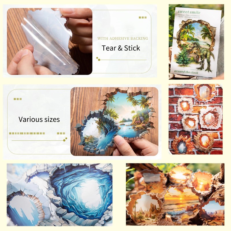 MisKepaa Scrapbooking Accessories Stickers Set