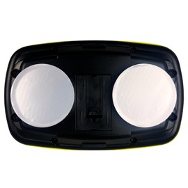 ROAD GENIE White Highway Safety Lights LED with Magnetic Back || Light Beacon and Road Flare || Steady Mode To Use As Emergency Headlights with Continous and Flashing Modes