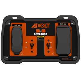 AIVOLT 240V 50-Amp Parallel Kit for Enclosed Frame Inverter Generators, ANSI/PGMA G300-2018 Standard Parallel Link with L5-30R and 14-50R Outlet