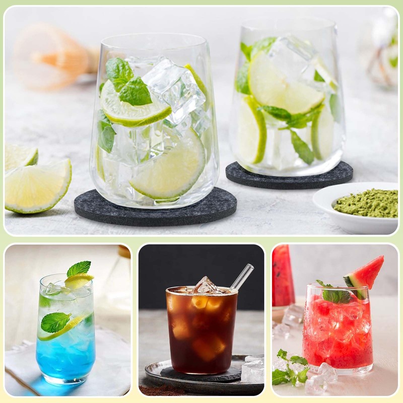 4Pc Silicone Ice Cube Tray with Lid, YUX-DTDSU Ice Cube