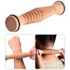 Exceart Plantar Roller Wooden Foot Roller Massager Plantar Relief Wood
