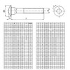 Keple M8 x 120 mm Mushroom Head Screws with Square