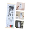 KOMBIUDA Vision Test Chart Kit Eye Exam Tool for School