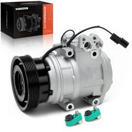 A-Premium Air Conditioner AC Compressor with Clutch Compatible with Hyundai Elantra 2001-2006, Tiburon 2003-2008, 2.0L