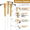 8 pcs Syrup Pumps with Cap to Avoid Dripping, Leak