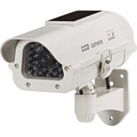 Cop Security 15-CDM14 Dummy Solar Powered Camera with LED Light (Beige)