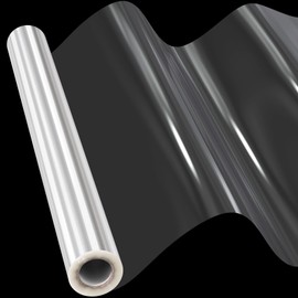 Vanhench Clear Cellophane Wrap, 16" x 100' 3Mil Thick Cellophane Wrap Roll for Gift Basket Treats Goodie Bouquet Flower Wrapping, Clear Plastic Wrap for Gifts, Easter Gift Wrapping for Eggs