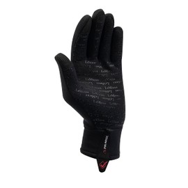 LeMieux Polartec Glove - Ideal Winter Riding Glove - Power Grip Silicone on Palms - Black - XLarge