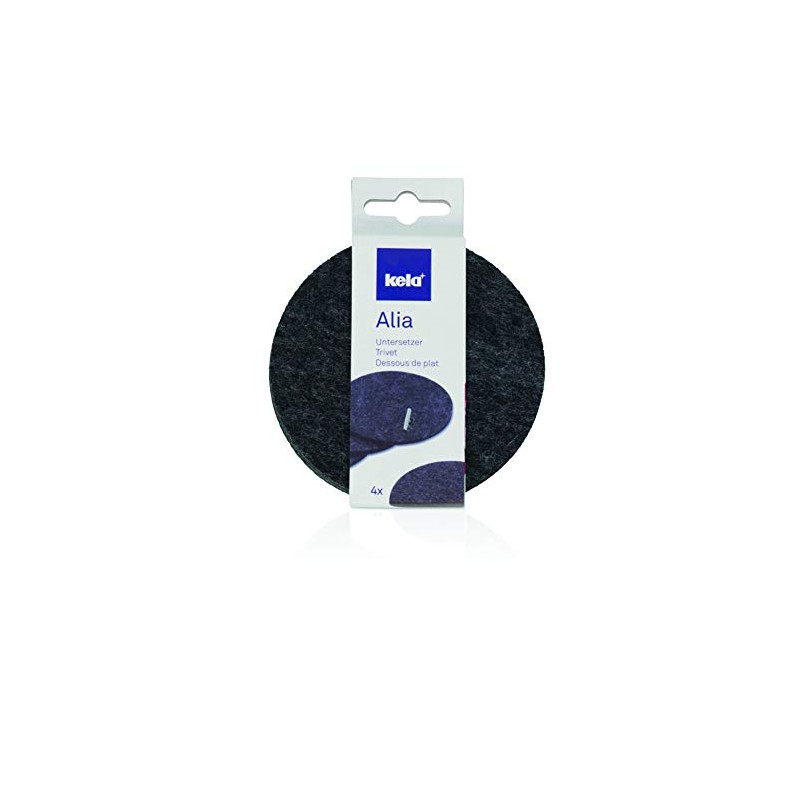 Kela Red Felt Kitchen Coaster 10cm x 10mm