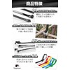 fogman 100 Pcs Reusable Reusable Cable Cable Outdoor Cable Ties