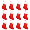 CCINEE Christmas Stockings for Christmas DIY Accessories Hanging Red Non-woven