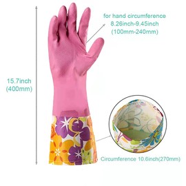 Aixingyun - Guantes de goma para lavavajillas (3 pares)