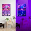 Opticz Mushroom Ripple Blacklight Poster 23 x 35in