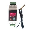 YEHEI Din Rail Thermostat with -40-110℃ Convenient 2 Way Output