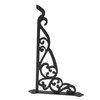Outdoor Hanging Bracket Black Iron Multifunctional Decorative Plant Hanger for